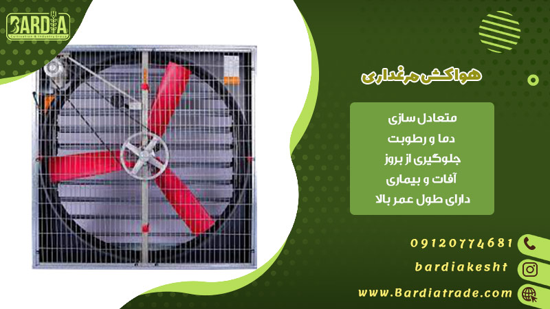 هواکش مرغداری