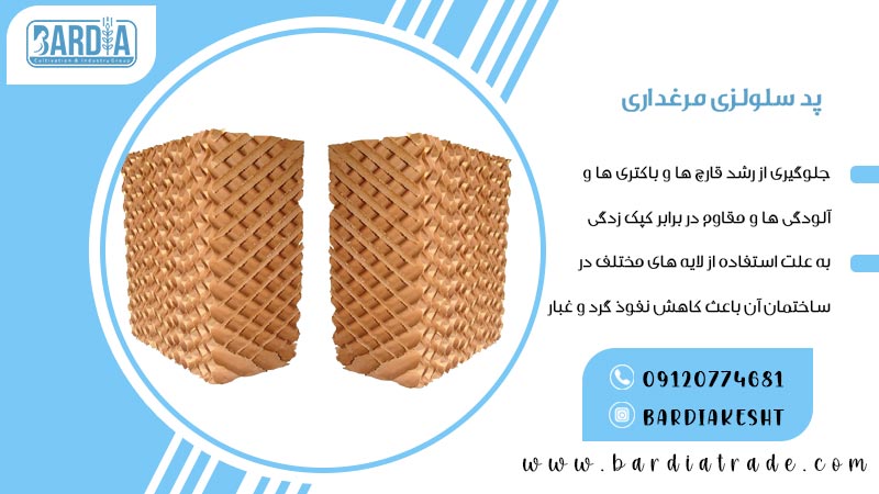 پد سلولزی مرغداری