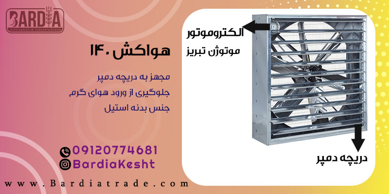 هواکش مرغداری